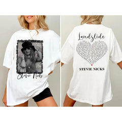 Vintage Stevie Nicks 2 Side Unisex Tshirt Hollywood, Don't Be A Lady Be A Legend Shirt, Retro 90s Stevie Nick Tour Shirt, Gift for Men for Woman