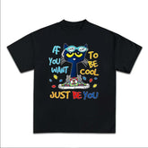 Pete the Cat Graphic Unisex Shirt Gift - Childhood Memories Tee | Cute Cartoon Character Apparel Womenswear Top Shortsleeve Crewneck Underwear
