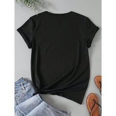 One Month Cannot Cover Up Our History Black African American BHM Women's Plus Size T-Shirt Novelty Crew Neck Top 100% Polyester Shirt Casual Funny Oversized Graphic Short Sleeve 1 Pcs Tee 220g