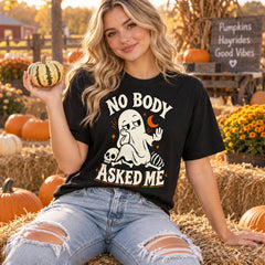 Halloween Shirts Women Ghost Shirt Spooky Season Tee Fall Tops