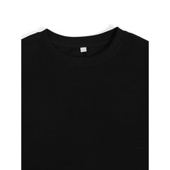 Black Crow F-Caw-F Funny Black Bird Moon Gothic Adult Humor Unisex T-Shirt Menswear Top Polyester Streetwear Crewneck Casual Printed in U.S.A.