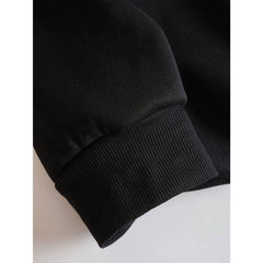 Women's Letter Print Round Neck Drop Shoulder Sweatshirt, For Winter Graduation,Back To School Outfits,Graduation,Teacher Outfits For Women,Back To School Pullover Fall Outfit Autumn