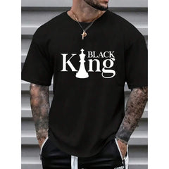 Men's Casual Short Sleeve Tee For Summer Print T-Shirt