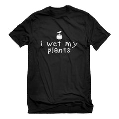 I Wet My Plants Funny Plant Lover T-Shirt - Gardening Humor Double Meaning Tee, Unisex Graphic Top