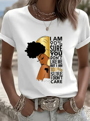 Black Queen T-Shirt I Am 90% Sure You Don't Like Me 100% Sure I Don't Care Tee