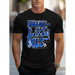 Men Casual Short Sleeve Tee 1 Pcs 100% Heavy Cotton - Comfortable Crew Neck, Soft Adorable Tees Tops