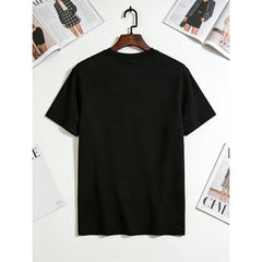 G U E S S What I Need Graphic Cotton T-Shirt - Unisex Casual Round Neck Short Sleeve Tee, Soft & Breathable 100% Cotton, Loose Fit, S-XXXL, Black With White Print, Perfect For Casual Attire