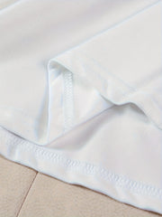 The Short - Sleeved T - Shirt, Printed with "CHAMPAGNE Please", Exudes French Elegance and Bourgeois Sentiment. Paired with Jeans and Small Shoes, It Can Create a French - Style Elegant Atmosphere.