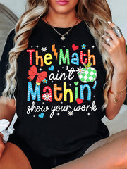 A Fun Math Teacher'S Graphic T-Shirt, Perfect for Math Enthusiasts, a Great Gift for a New Teacher
