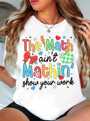 A Fun Math Teacher'S Graphic T-Shirt, Perfect for Math Enthusiasts, a Great Gift for a New Teacher