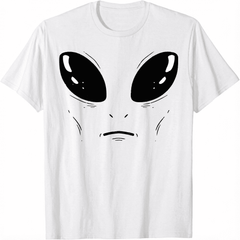Alien Face Space Funny Halloween Costume Unisex T-Shirt