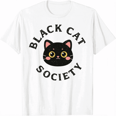 Black Cat Society Misunderstood Cat Unisex T-Shirt