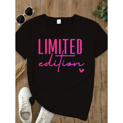 Casual Short Sleeve T-Shirt For Spring & Summer, Women'S Clothing
