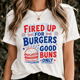 Daisy Striped Shirt, Burgers On The Grill Bun In The Oven Pregnant T-Shirt, Funny Pregnancy Gift, Mom To Be Graphic Teegraphic Tee