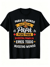 Funny Spanish Dad T-Shirt For Men - Spanish Father's Day & Birthday Gift With Spanish Phrase "Like God -In-Law I Sold You" & Family Slogan