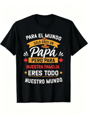 Funny Spanish Dad T-Shirt For Men - Spanish Father's Day & Birthday Gift With Spanish Phrase "Like God -In-Law I Sold You" & Family Slogan