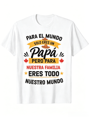 Funny Spanish Dad T-Shirt For Men - Spanish Father's Day & Birthday Gift With Spanish Phrase "Like God -In-Law I Sold You" & Family Slogan