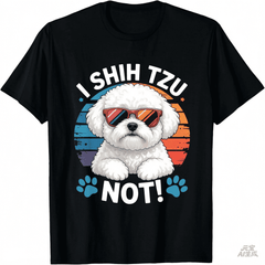I Shih Tzu Not Funny Shih Tzu Dog Lover Graphic for D Unisex T-Shirt