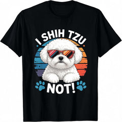 I Shih Tzu Not Funny Shih Tzu Dog Lover Graphic for D Unisex T-Shirt