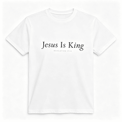 Jesus Is King Revelation 1714 Minimal Christian Graphic T-Shirt