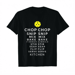 Men's Funny Pickleball Graphic T-Shirt, If You Can Read This Kitchen Joke Print Round Neck Short Sleeve Casual Summer Tops