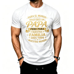 Stylish Men's Short Sleeve Cotton T-Shirt for Casual Daily Wear and Summer Comfort Perfect Gift for Father's Day