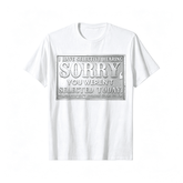 Unisex Cotton Crew Neck Short Sleeve Graphic T-Shirt, Funny Selective Hearing Sarcasm Casual Gift Tee
