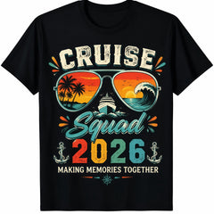 Women's 100% Cotton Short-Sleeve T-Shirt - Lightweight Fit, 1-Piece for 2026 Cruise Family Group Matching Summer Vacation