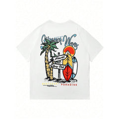 Men's Personalized Printed Short Sleeve T-Shirt | 100% Cotton Breathable Summer Tee