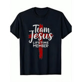 Jesus Team Christian Faith T-Shirt For Men & Women - Inspirational Print Design