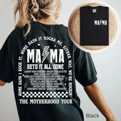 Mama T-shirt | Motherhood Tour Shirt | Retro Rock Concert Mama Tee | Mother's Day Shirt | Motherhood Tee | Fun Mama Tee funny