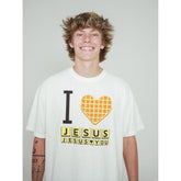 I Love Jesus Jesus Love You Waffle Shirt, Bryce Crawford Merch, Christian Apparel Graphic Tee, Funny Christian Breakfast T-shirt, Unisex Casual 100% Cotton Inspirational Quote TShirt, TikTok Viral Unisex Comfort Colors rock
