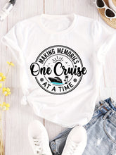 Making Memories One Cruise At A Time T-Shirt Fun Family Vacation Tee