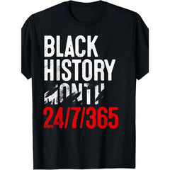 Black History Month 24 -7-65 Pride African American Gifts T-Shirt