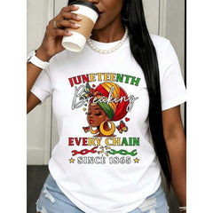 Juneteenth Breaking Every Chain Since 1865 For Women Celebrate Freedom Independence Day Holiday Gift
