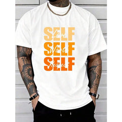 100% Cotton Orange Self-Ish X 3 Orange Color Graphic Orange Vibes Only T-Shirt Women's Men Graphic Tee