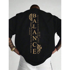 Men's Fashionable Printed Loose Short Sleeve T-Shirt | Exquisite Design | Summer Essential | Easy To Match, Showcasing Your Style