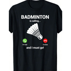 Badminton Mode On Badminton T-Shirt