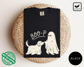 Ghost Dog Comfort Colors T-Shirt, Funny Halloween Dog Mom Shirt