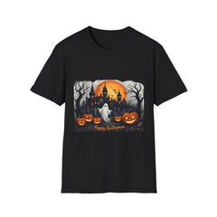 Halloween Ghost Unisex T-Shirt, Spooky Shirt, Pumpkin Tee, Gift for Halloween