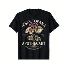 Summer t Shirts [Gentle] Aqua Tofana Vintage Design Men's 100% Cotton T-Shirt