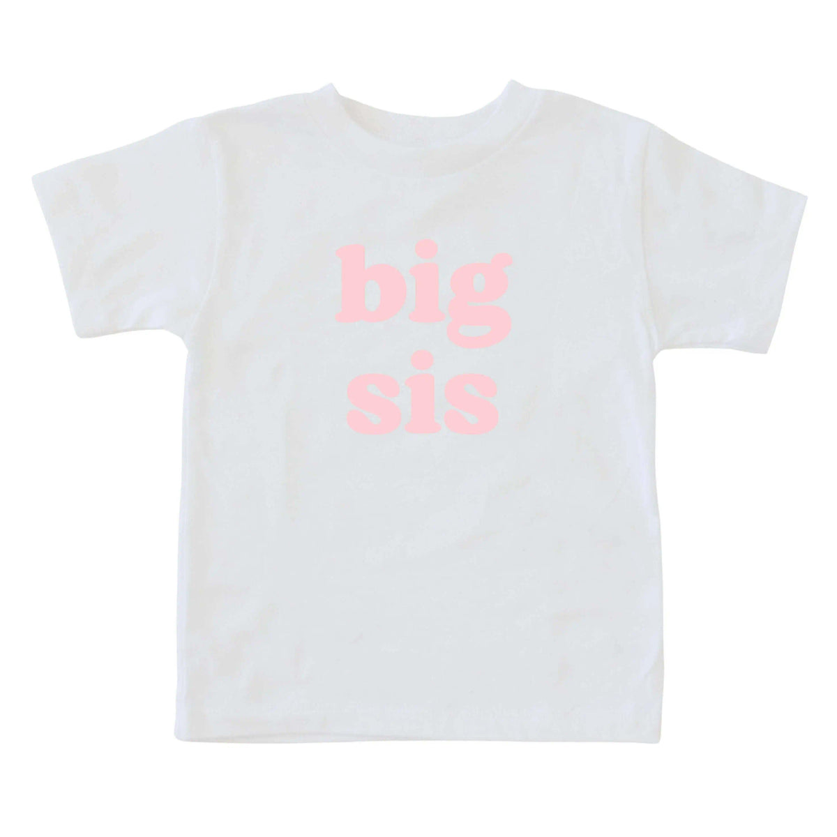Big Sis Graphic Tee | Whiter Crewneck Casual Shortsleeve Crewneck Summer Tshirt Top