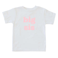Big Sis Graphic Tee | Whiter Crewneck Casual Shortsleeve Crewneck Summer Tshirt Top
