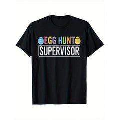 Hunt Supervisor Matching Hunting Mom Dad Easter Day-ShirtFashionable Items Suitable Both Men And Women, Gifts