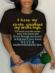 Large Size Women's T-shirt