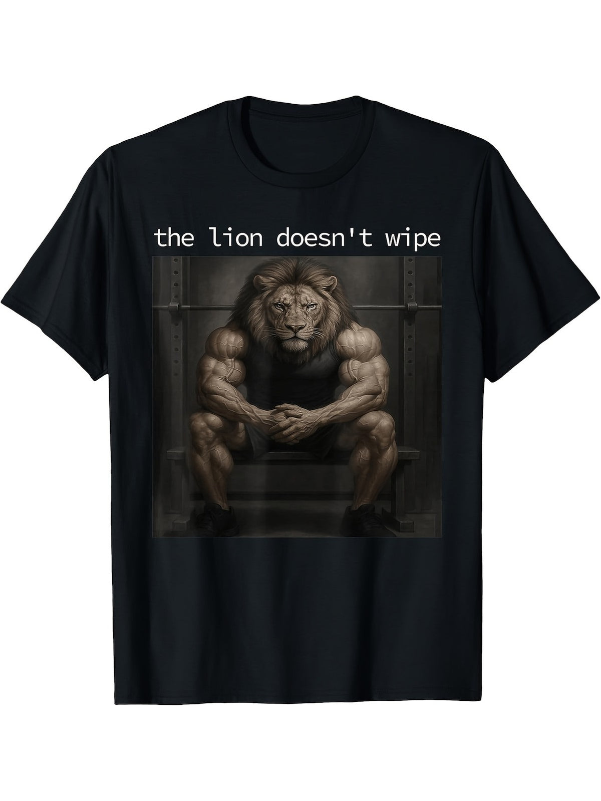 The Lion Does Not Wipe Lion Does Not Concern Himself Meme T-Shirt
