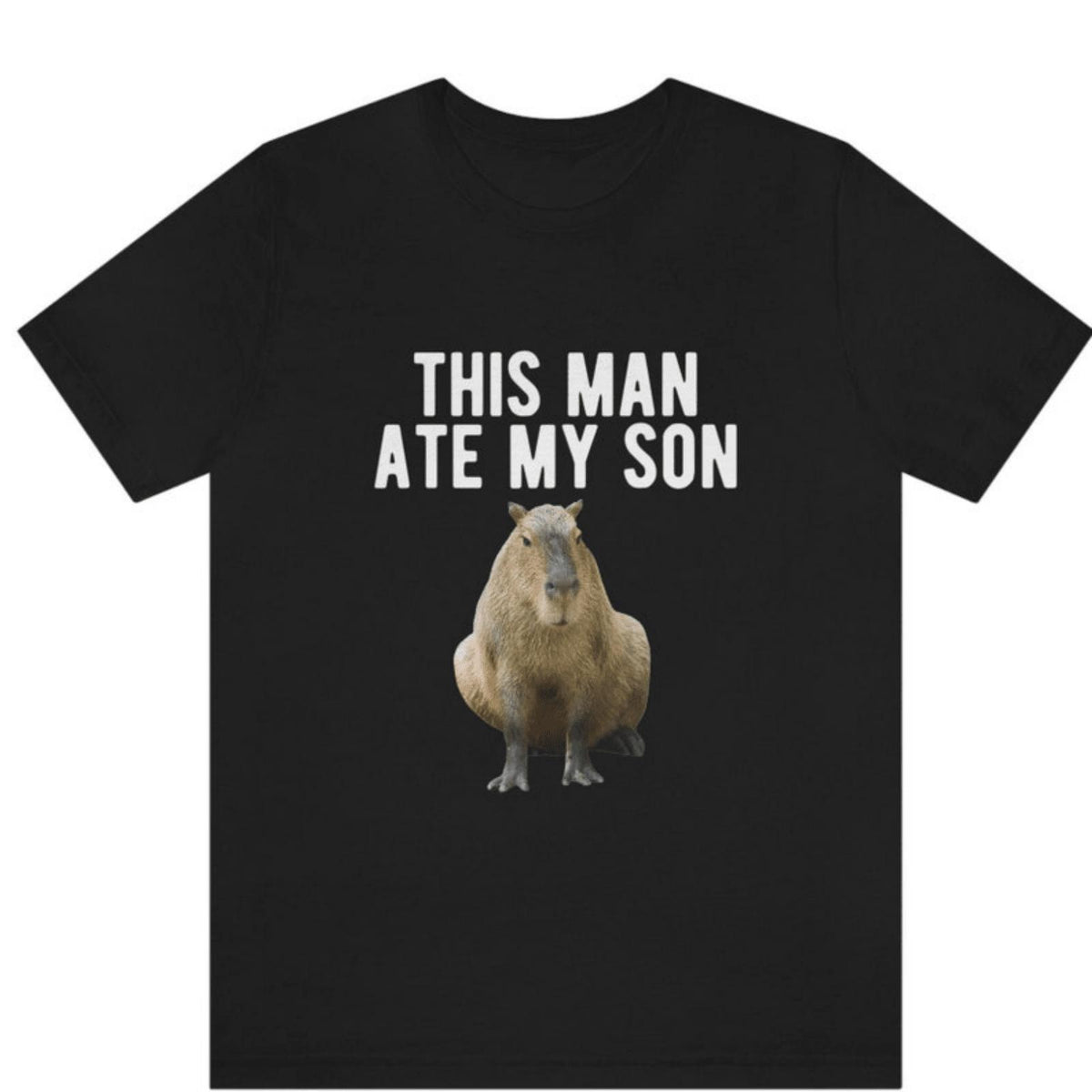 This Man Ate My Son Funny Capybara Meme Shirt This Man Ate My Son Shirt Funny Shirt