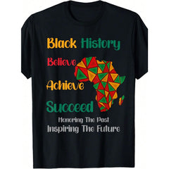 Honoring Past Inspiring Future Black History Month T-Shirt