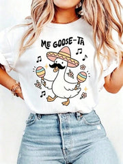 Silly Goose Me Goose Ta T-Shirt,Goose Lover Shirt,Silly Goose Shirt,Spanish Goose Tee,Funny Spanish Mom Gift