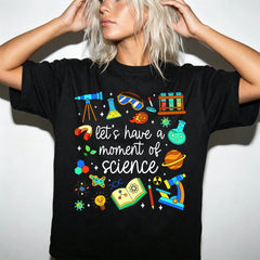 Science Teacher Shirt,Back To School T-Shirt,Whimsical Doodle Tee, Back 2 School, Retro, Moment Of Science Teacher Gift Casual Dressy T Shirts Workout